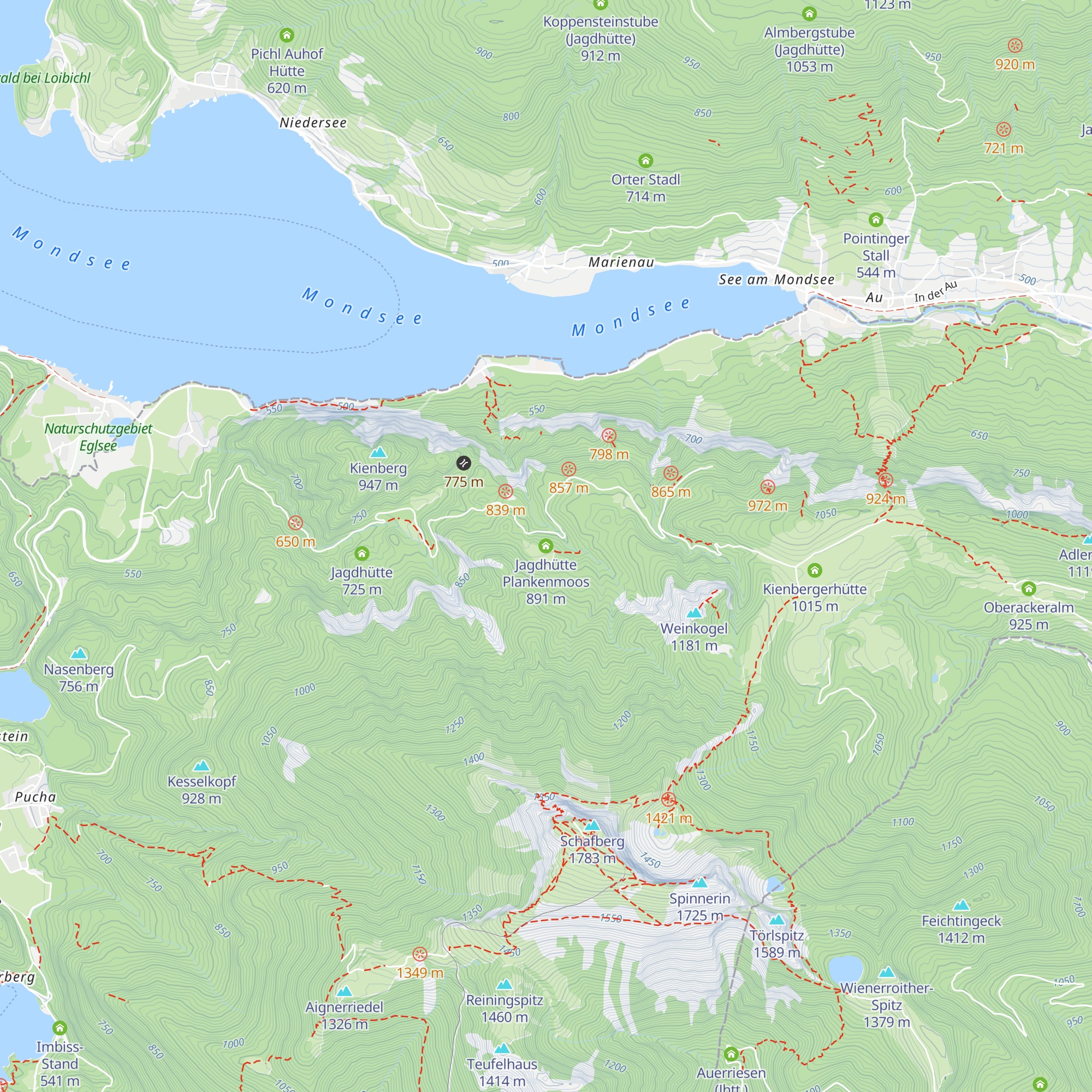 Jagdhütte Plankenmoos map