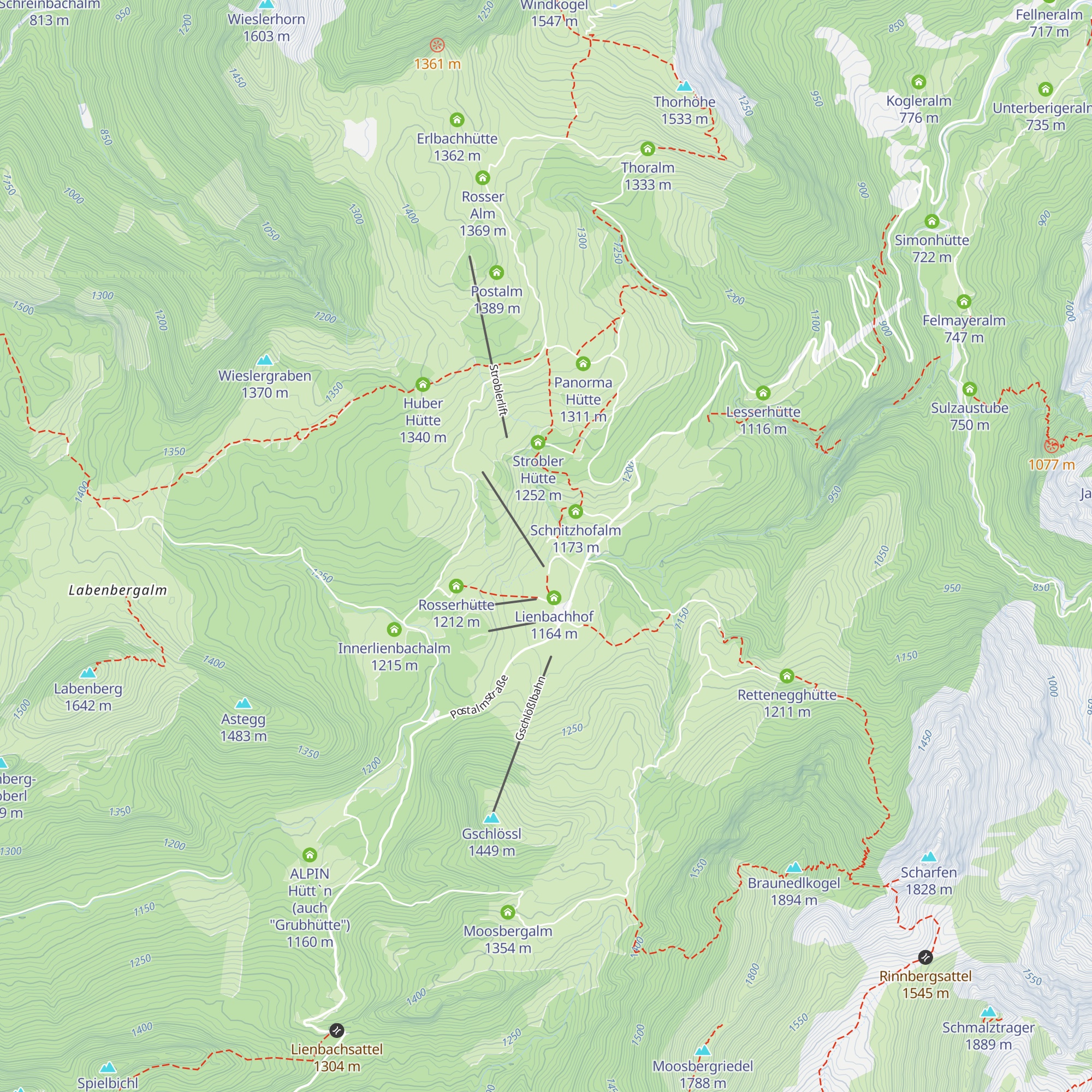 Alpenrose map