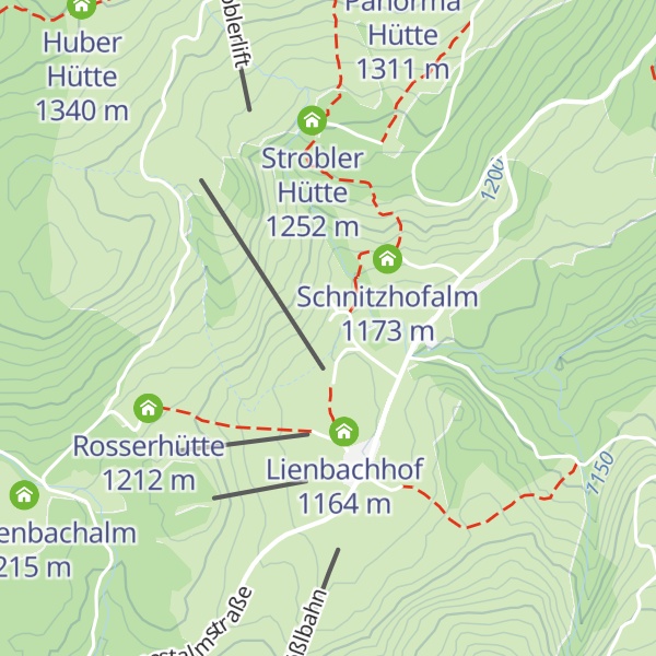 Map of Alpenrose