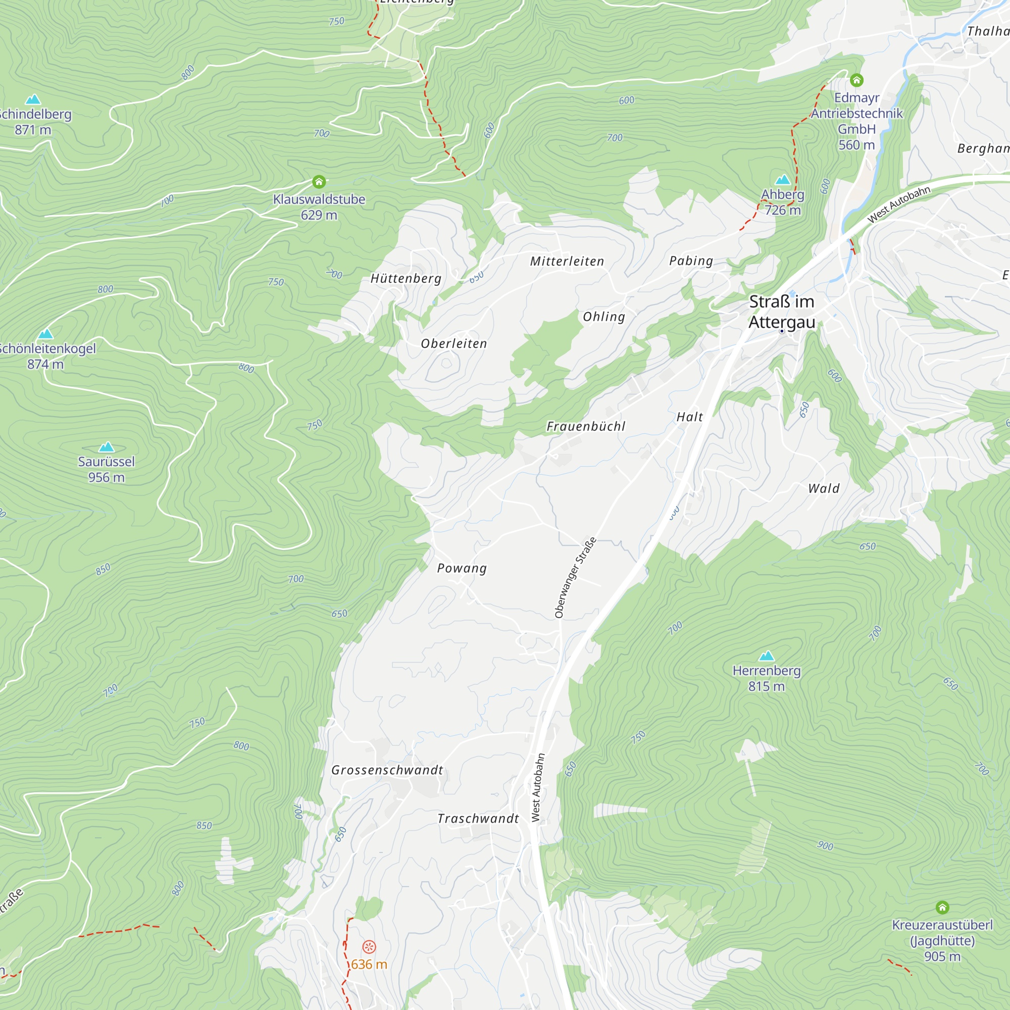 Landgasthof Waldfrieden map