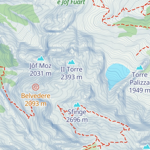 Map of III Torre