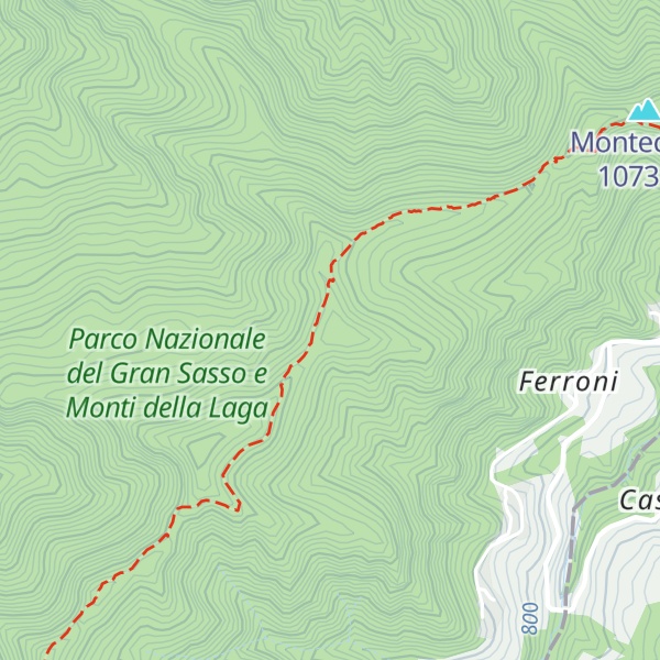 Map of Colle dell'Araglione