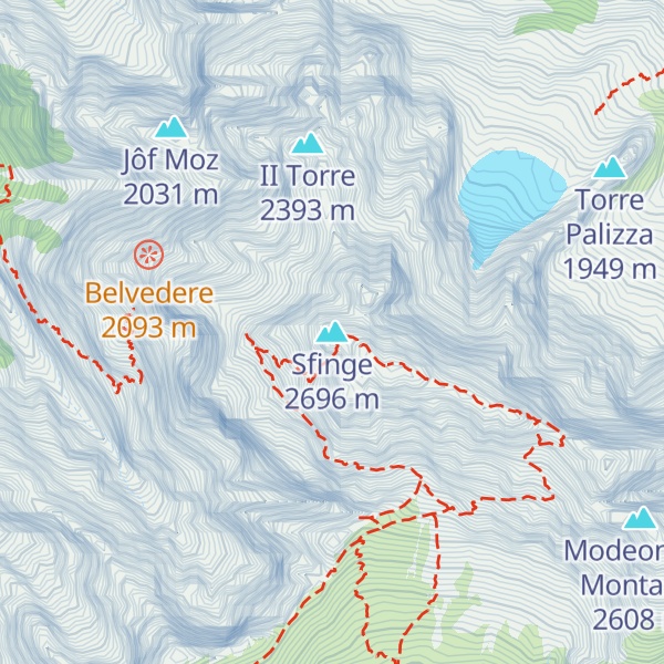 Map of Sfinge