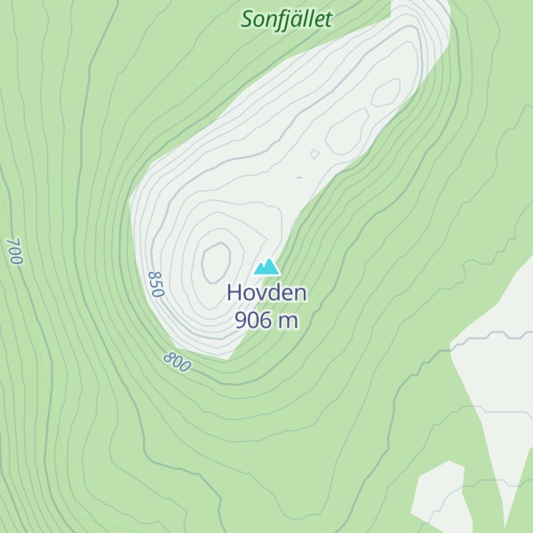 Map of Hovden