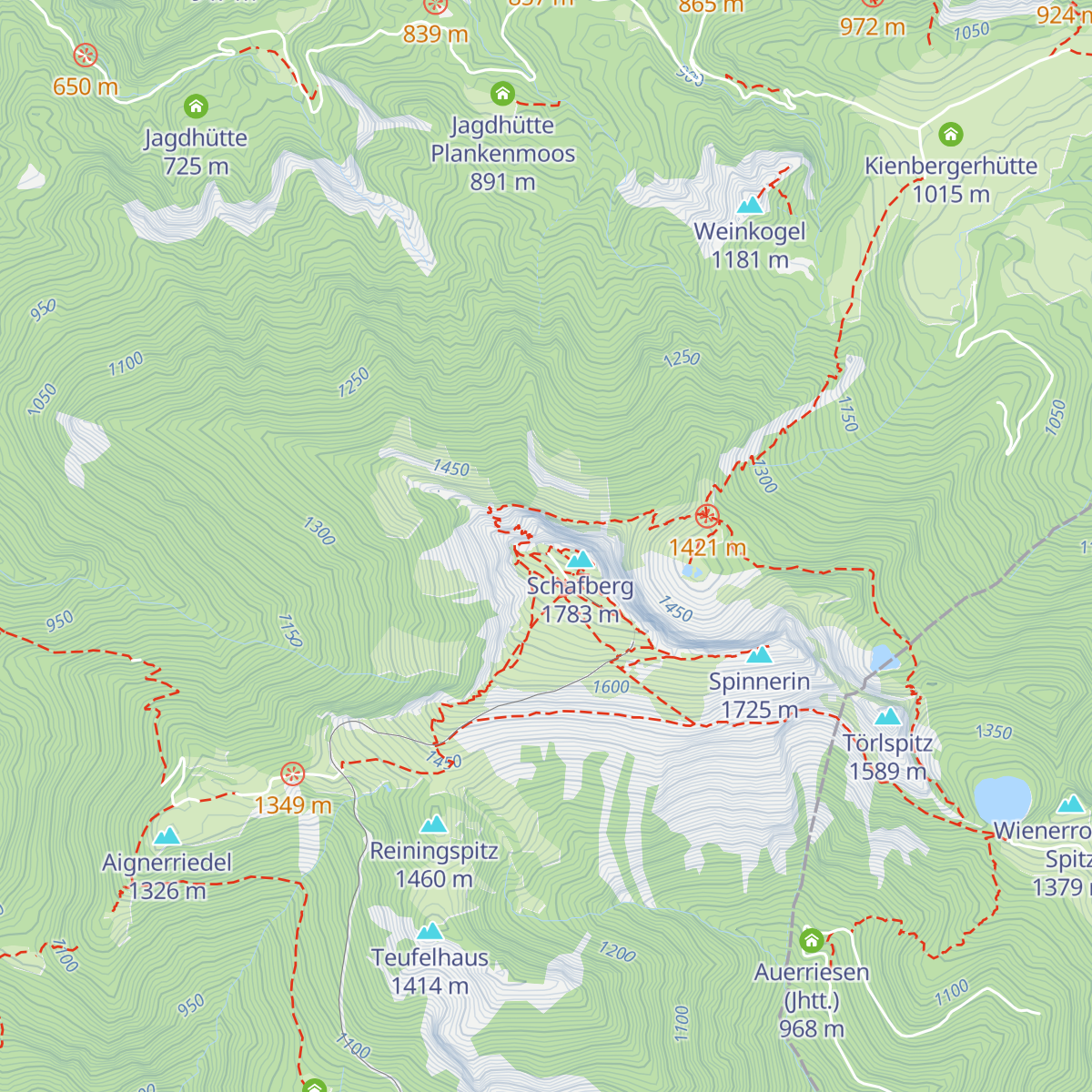 Himmelspfortenhütte map
