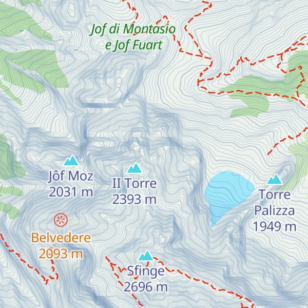 Map of Torre Renzo Stabile