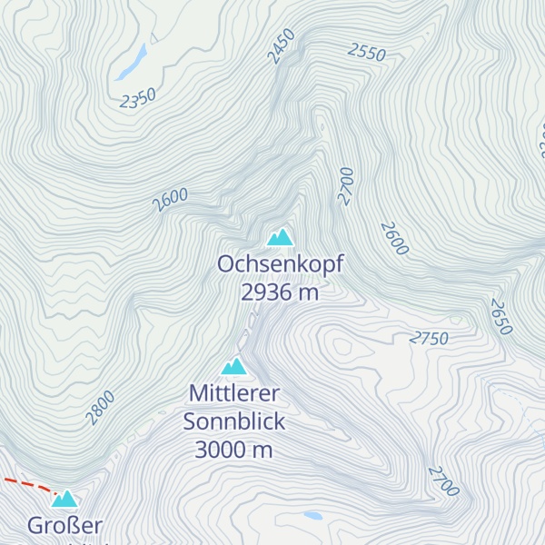 Map of Kleiner Sonnblick