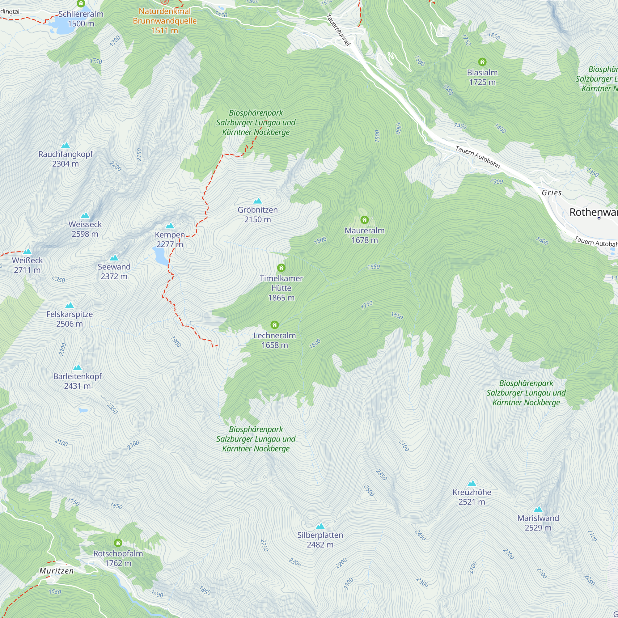 Pfeifenbergalm map