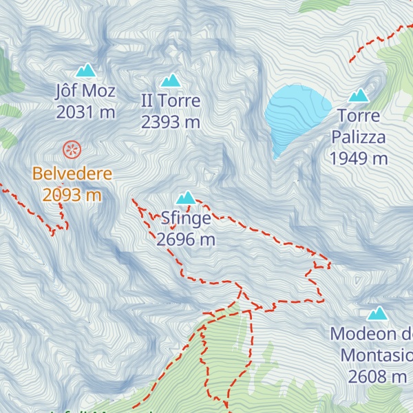 Map of Torre Nord