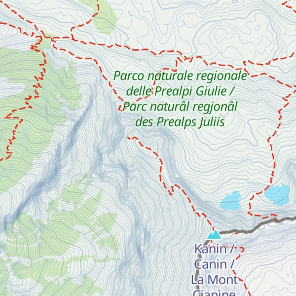 Map of Picco di Carnizza