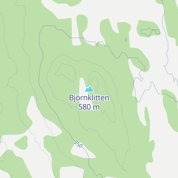 Map of Björnklitten