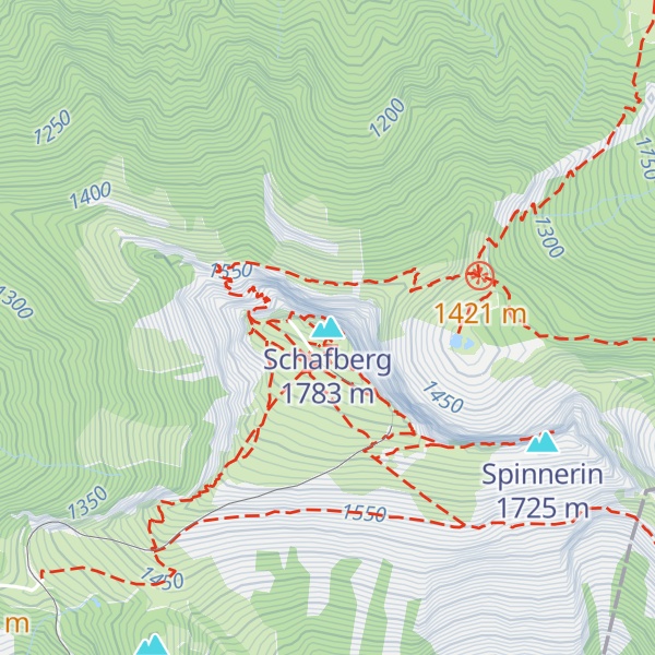 Map of Schafberg