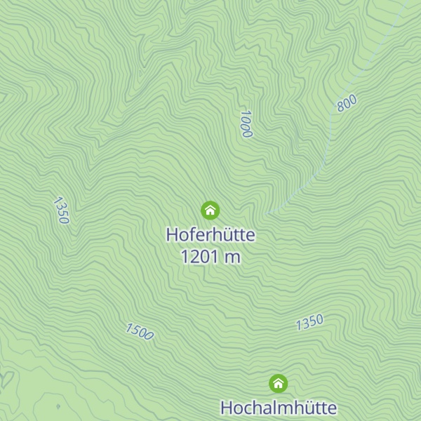 Map of Hoferhütte