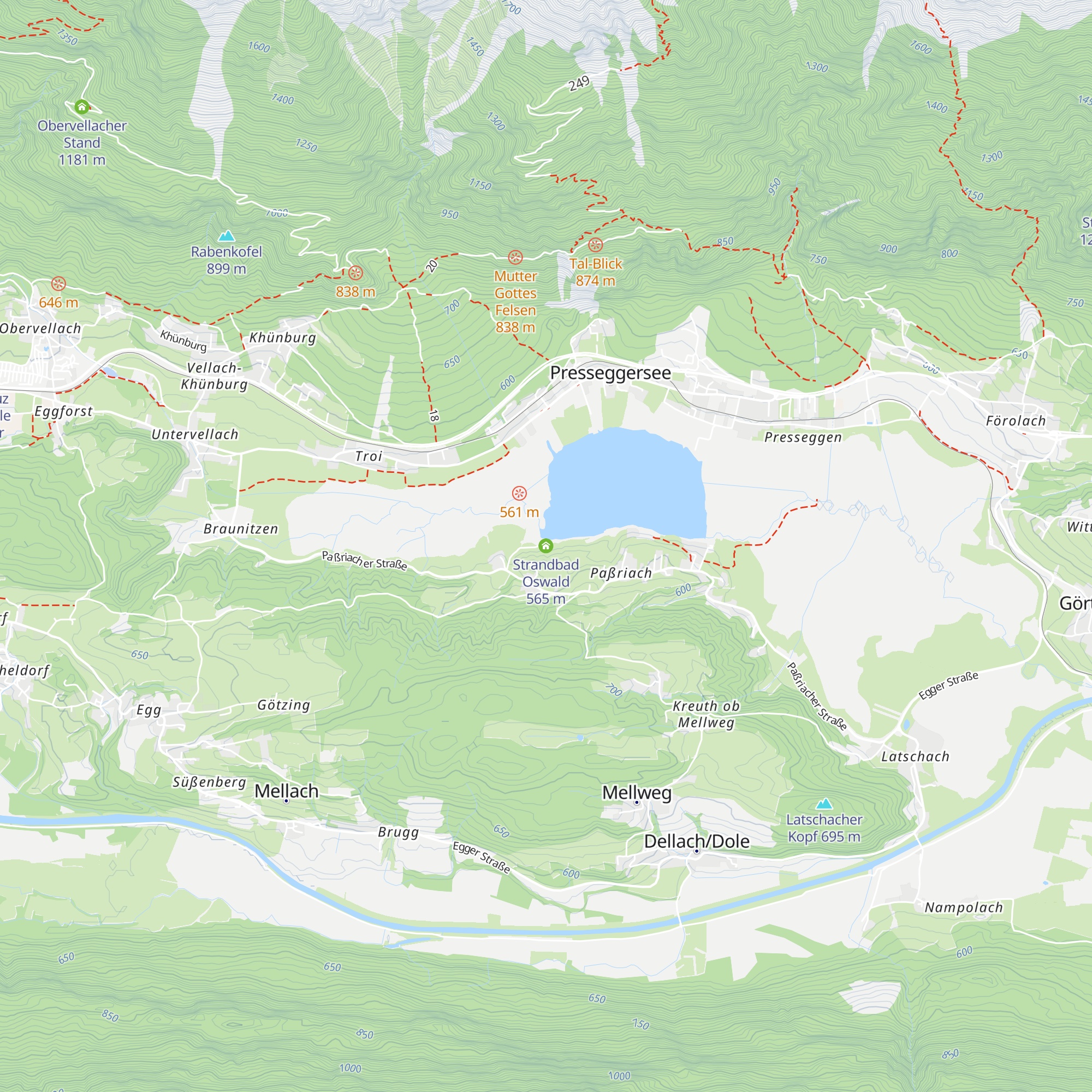 Strandbad Oswald map