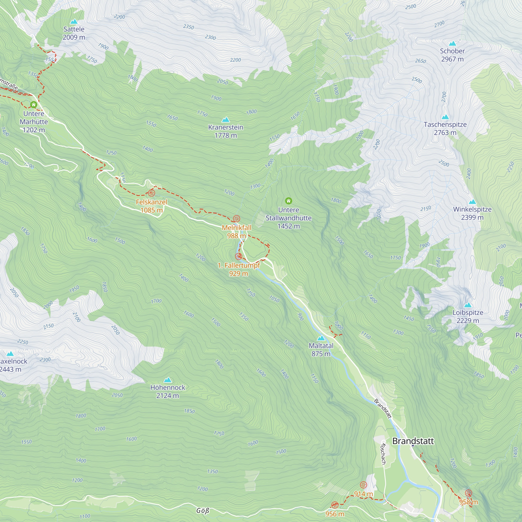 Fallerhütte map