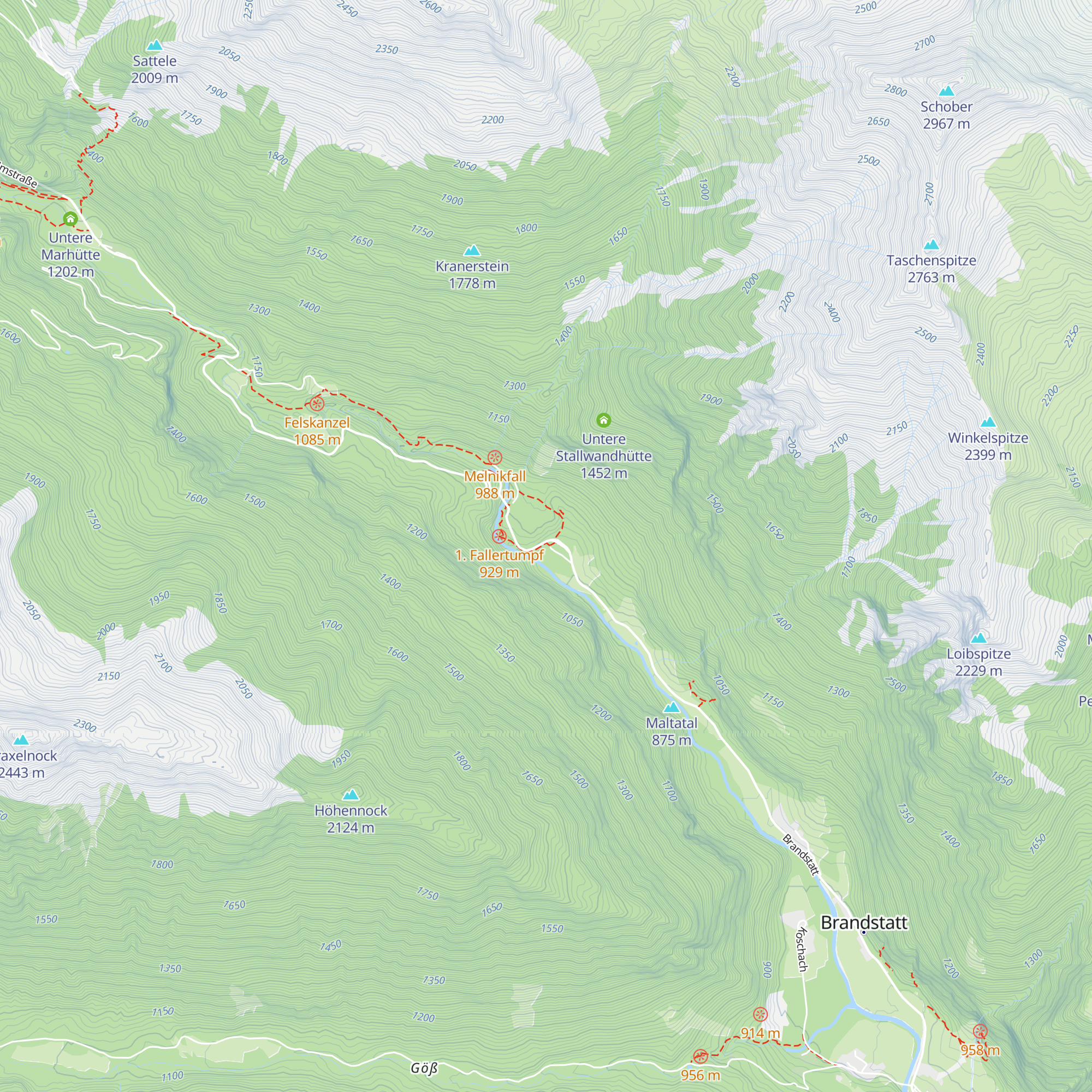 Fallerhütte map