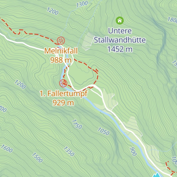 Map of Fallerhütte