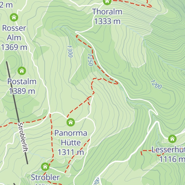 Map of Historische Postalmhütte