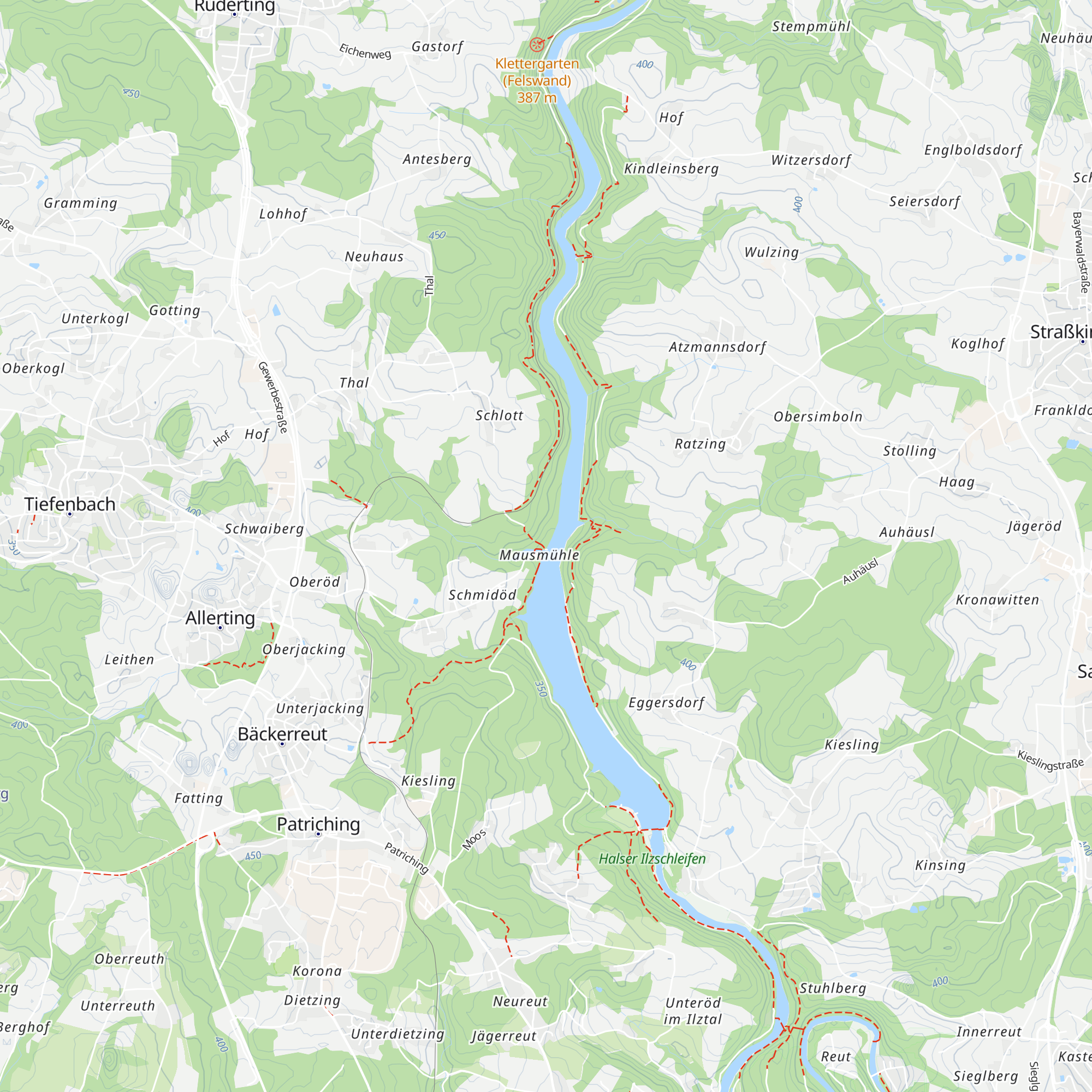 Privat-Hütte map