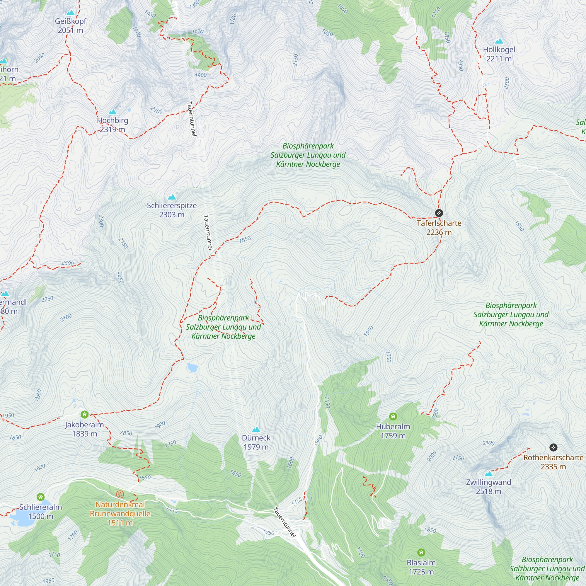 Muhreralm map