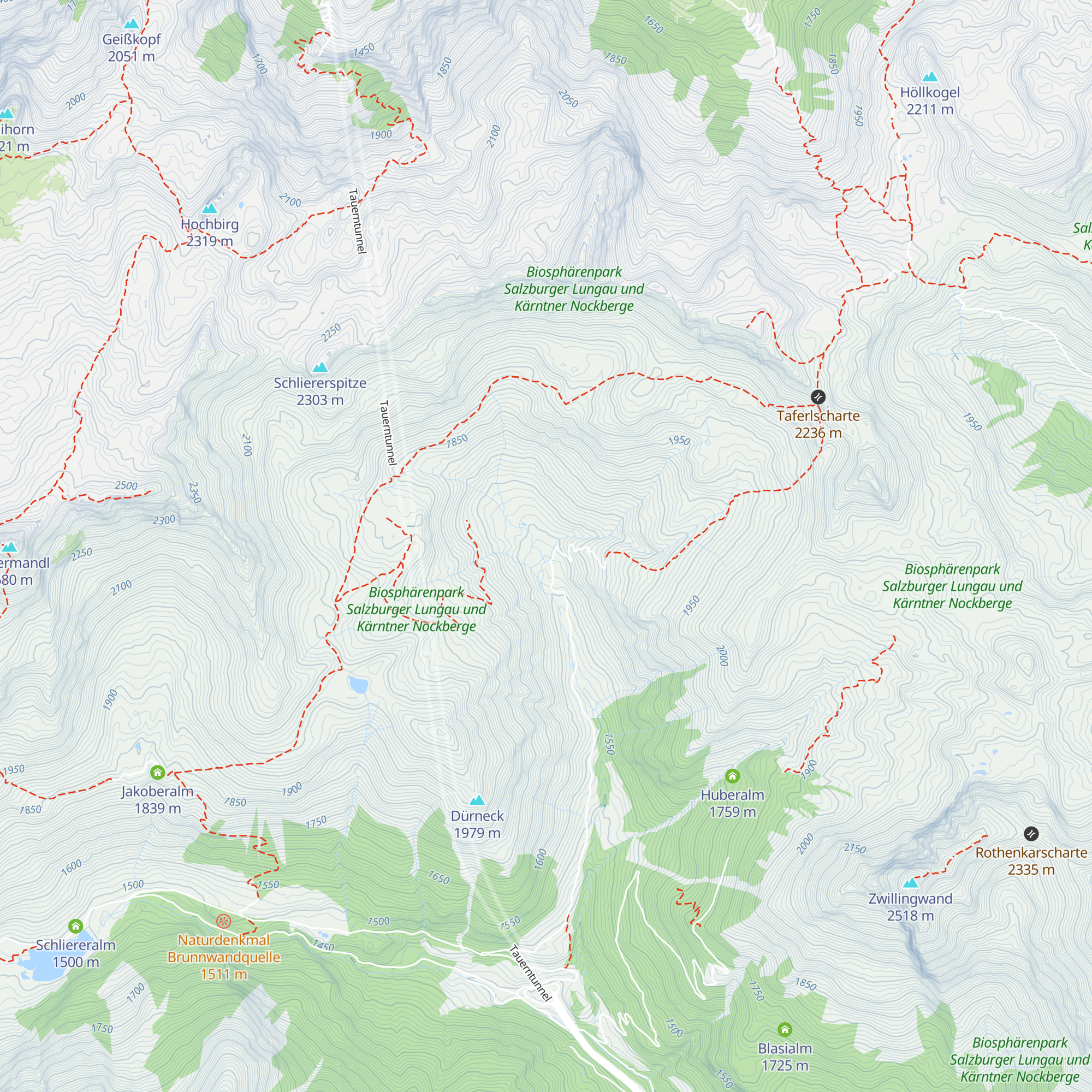 Muhreralm map