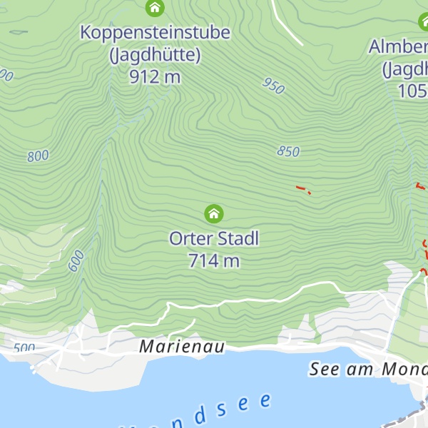 Map of Orter Stadl