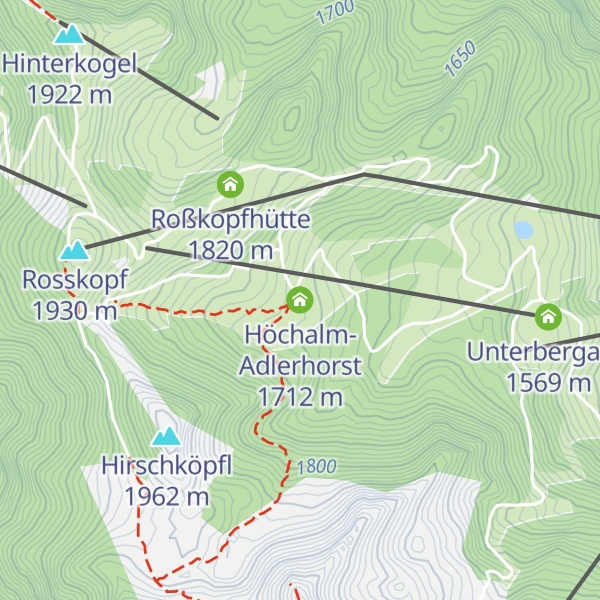 Map of Höchalm-Adlerhorst