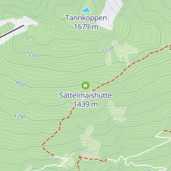 Map of Sattelmaishütte