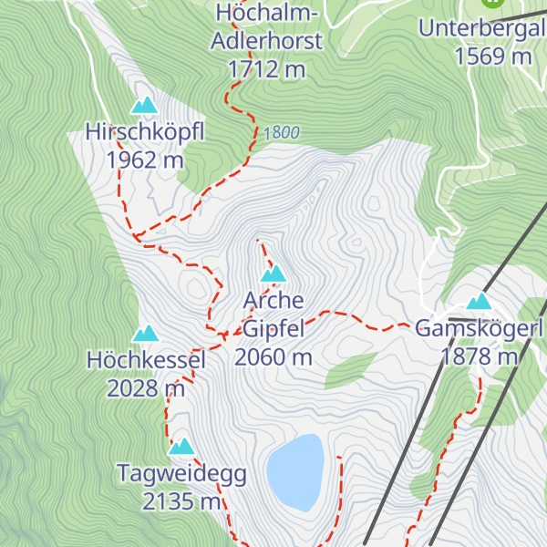 Map of Arche Gipfel