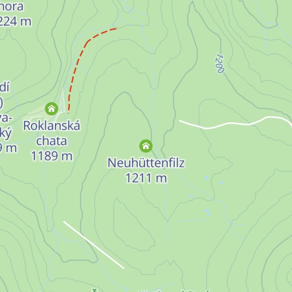 Map of Neuhüttenfilz