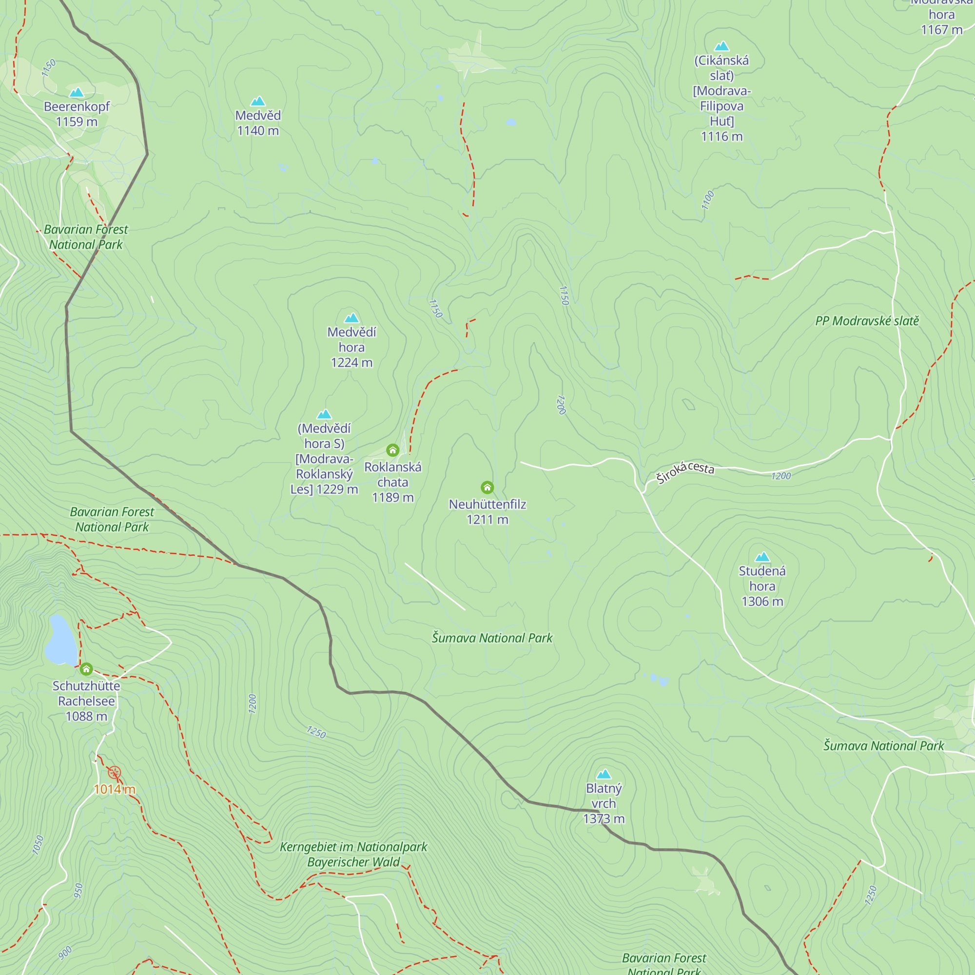 Neuhüttenfilz map