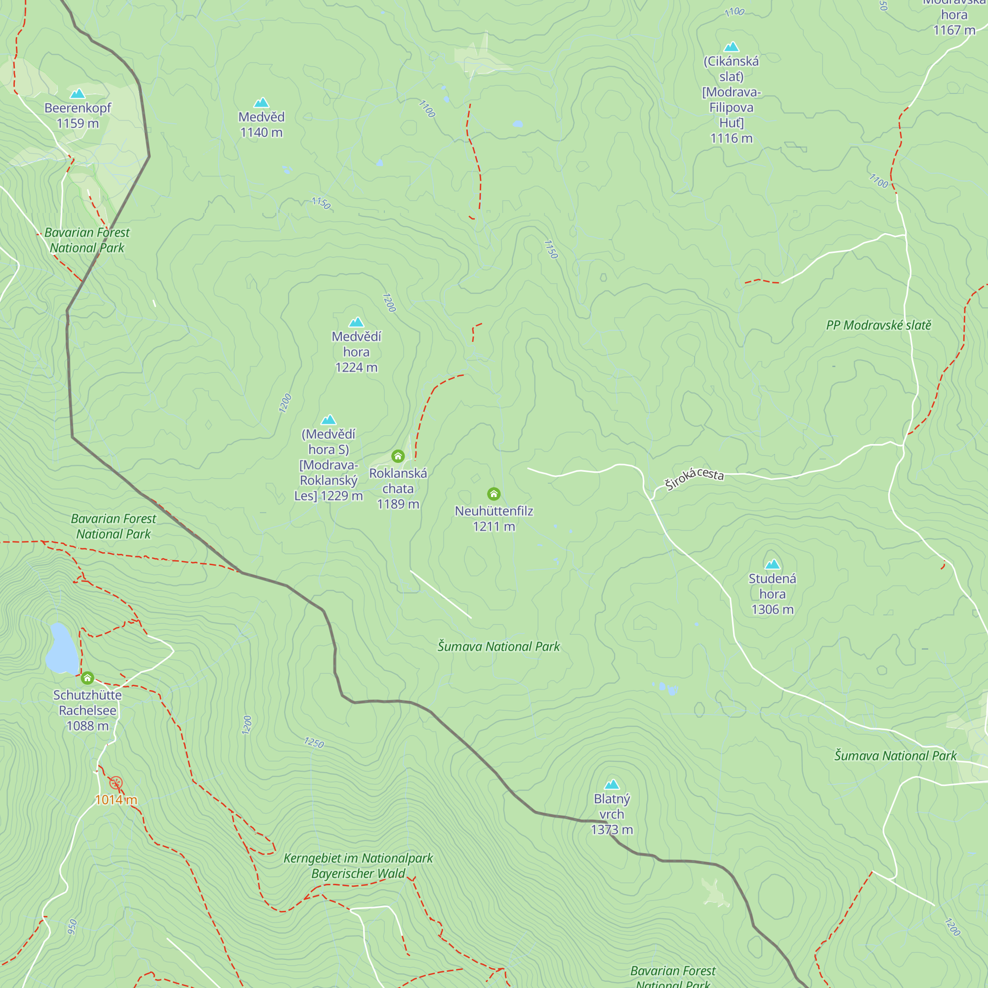 Neuhüttenfilz map