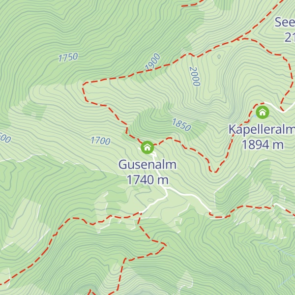 Map of Gusenalm