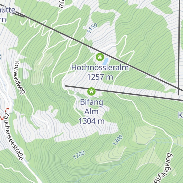 Map of Bifang Alm