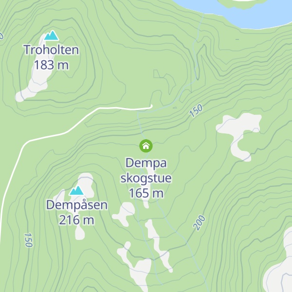 Map of Dempa skogstue