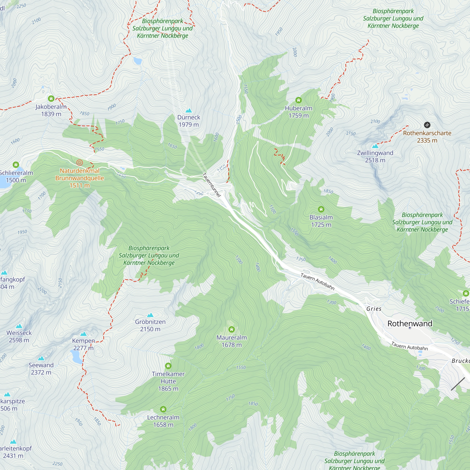 Esseralm map