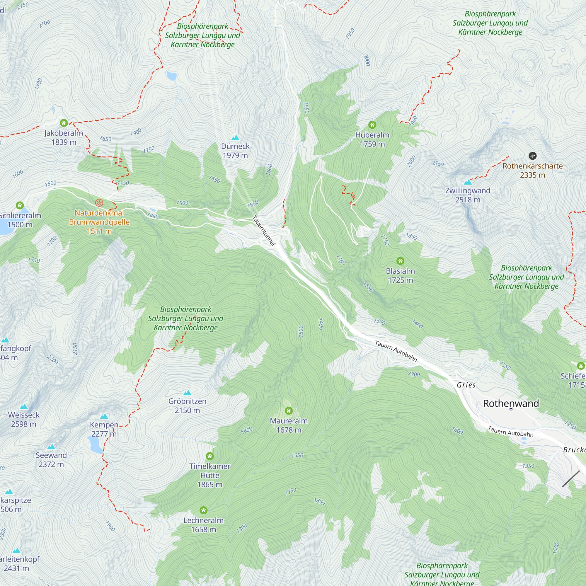 Esseralm map