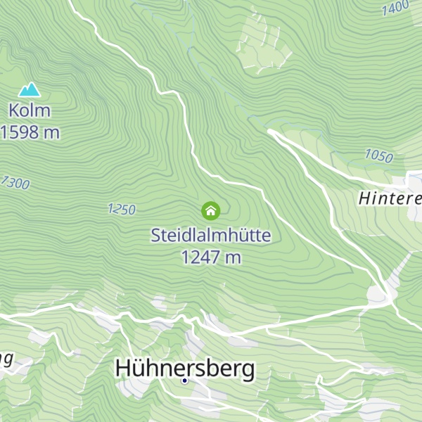 Map of Steidlalmhütte