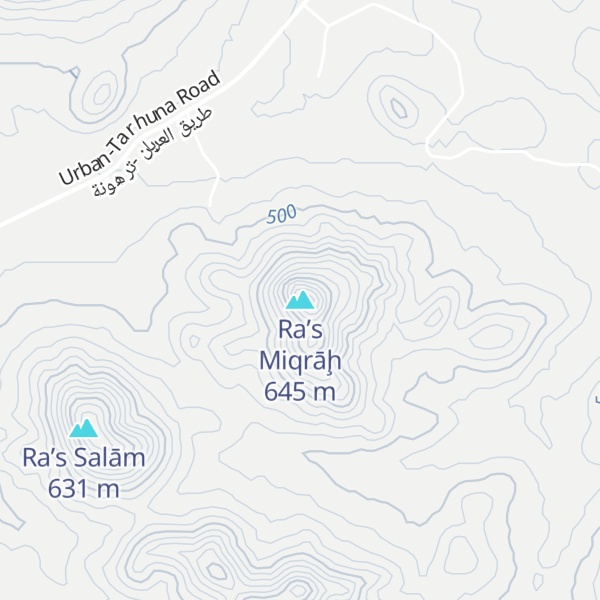 Map of Ra’s Miqrāḩ