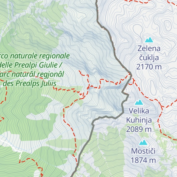 Map of Bivacco Franco Costantini