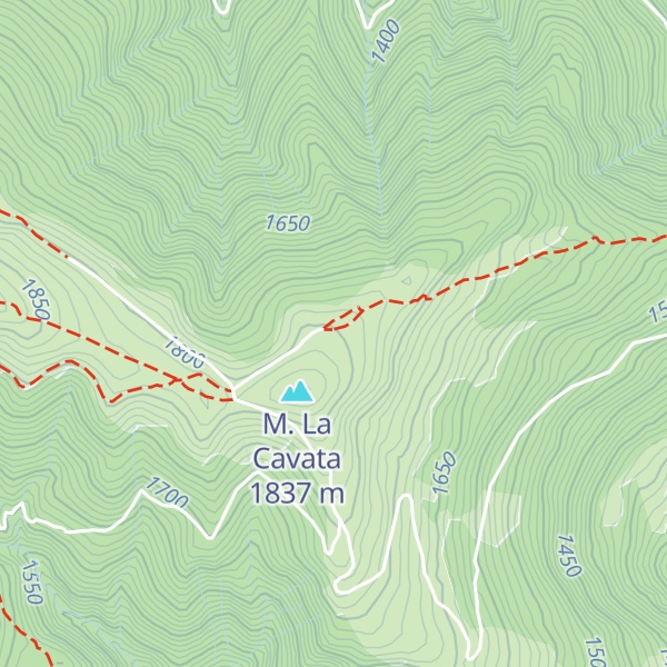 Map of Rifugio Lago dell'Orso