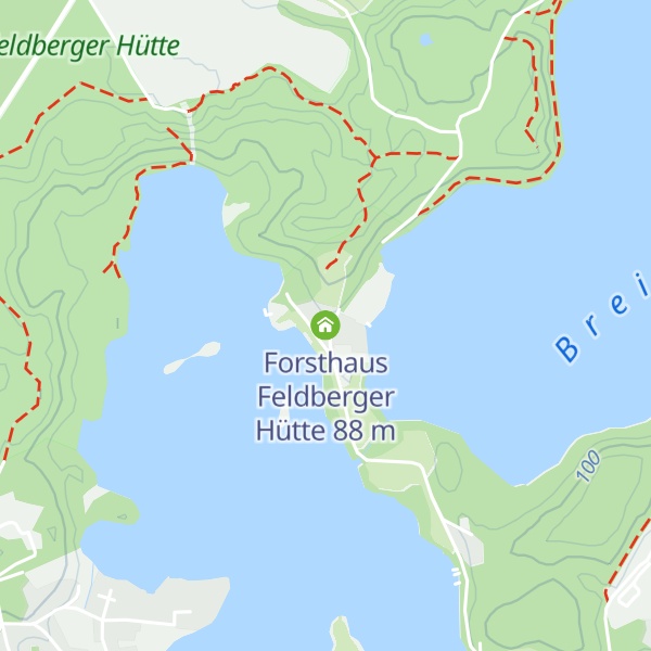 Map of Forsthaus Feldberger Hütte