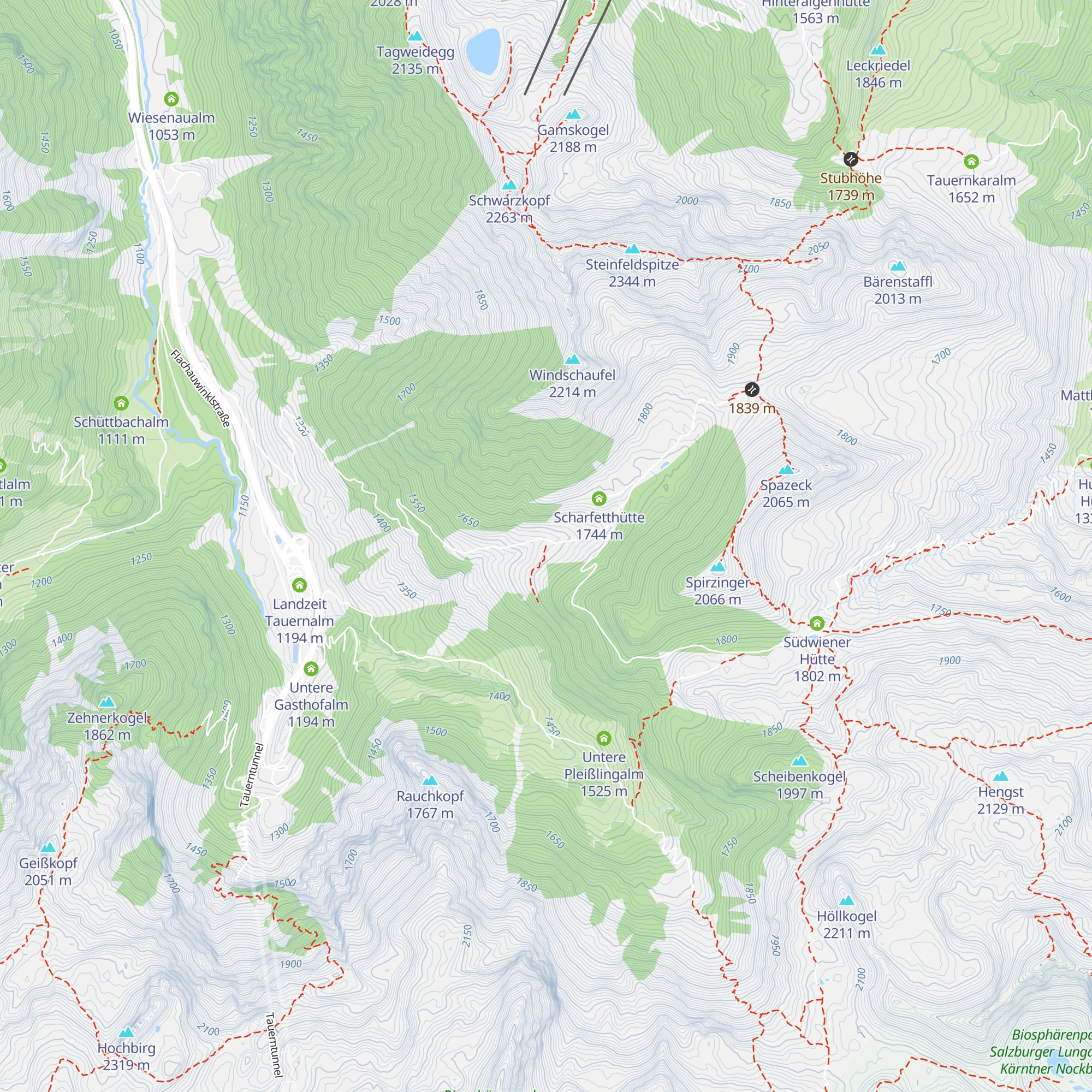 Hafeichtalm map