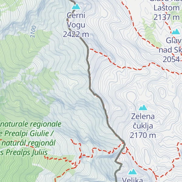 Map of Monte Slebe