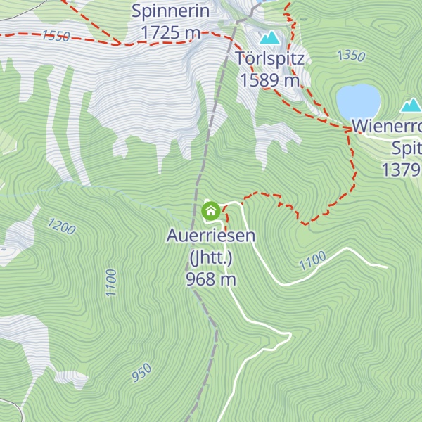 Map of Auerriesen (Jhtt.)