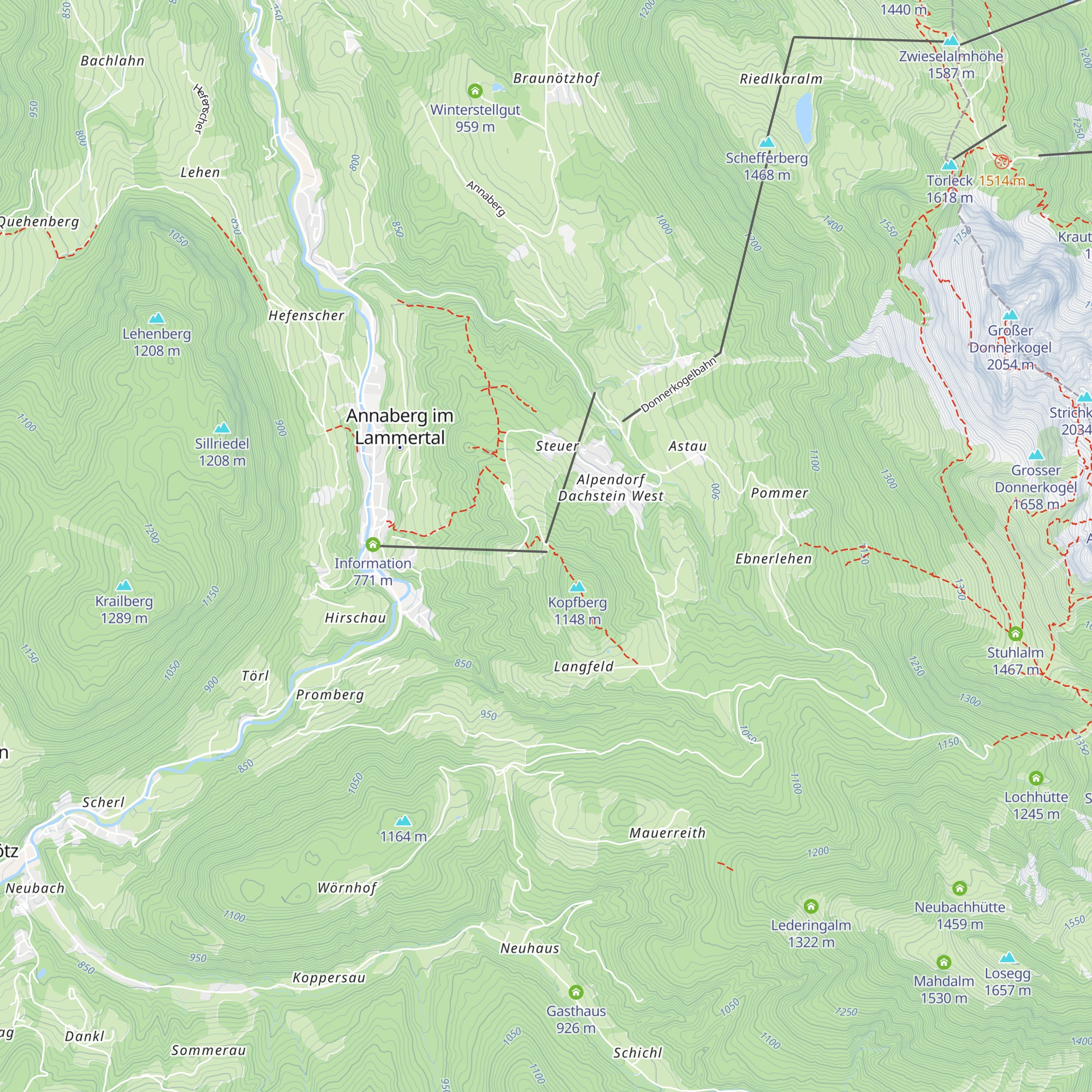 Schirmbar map