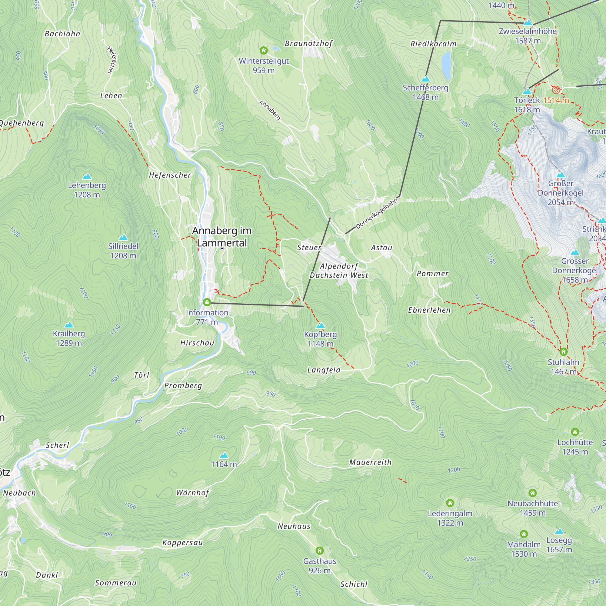 Schirmbar map