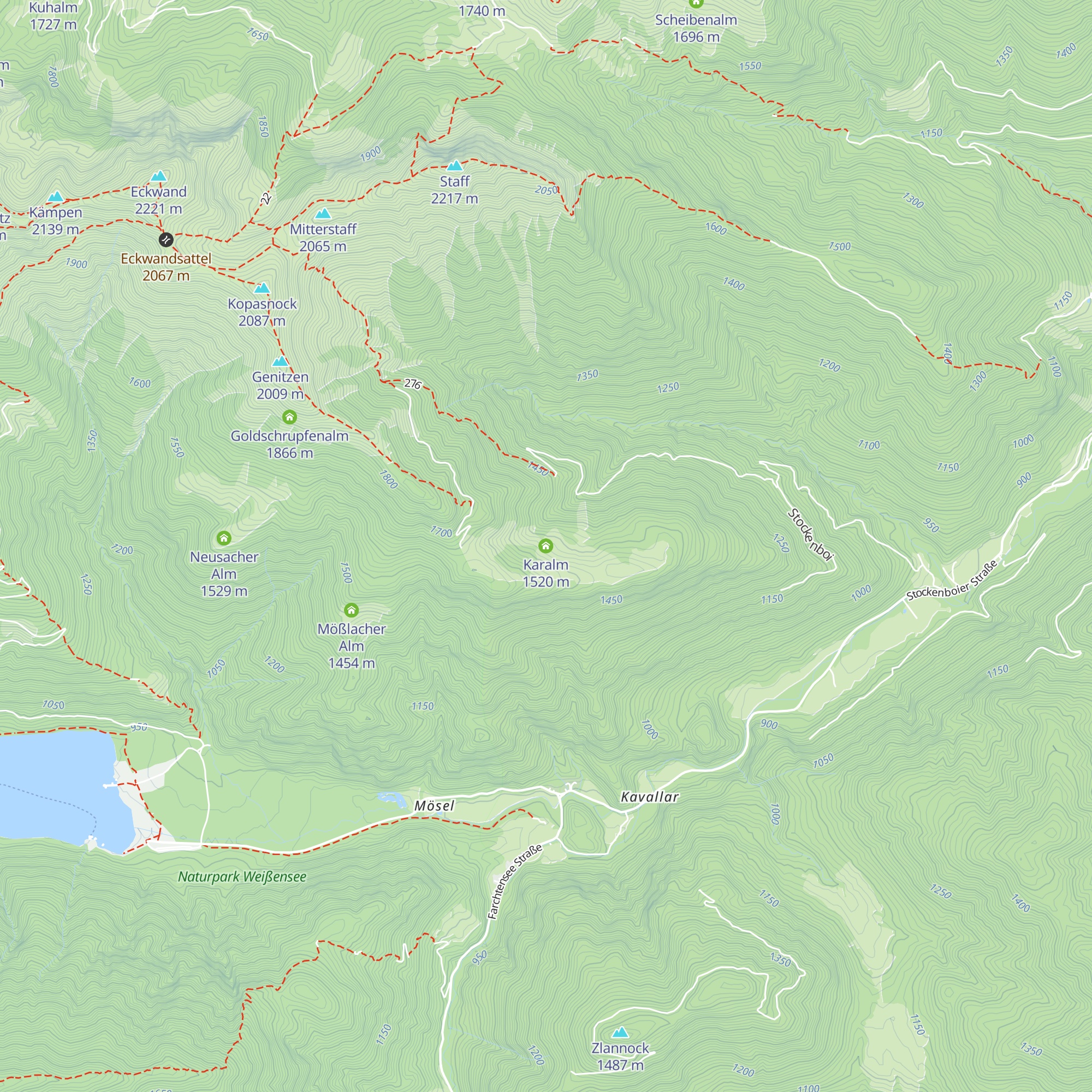 Karalm map