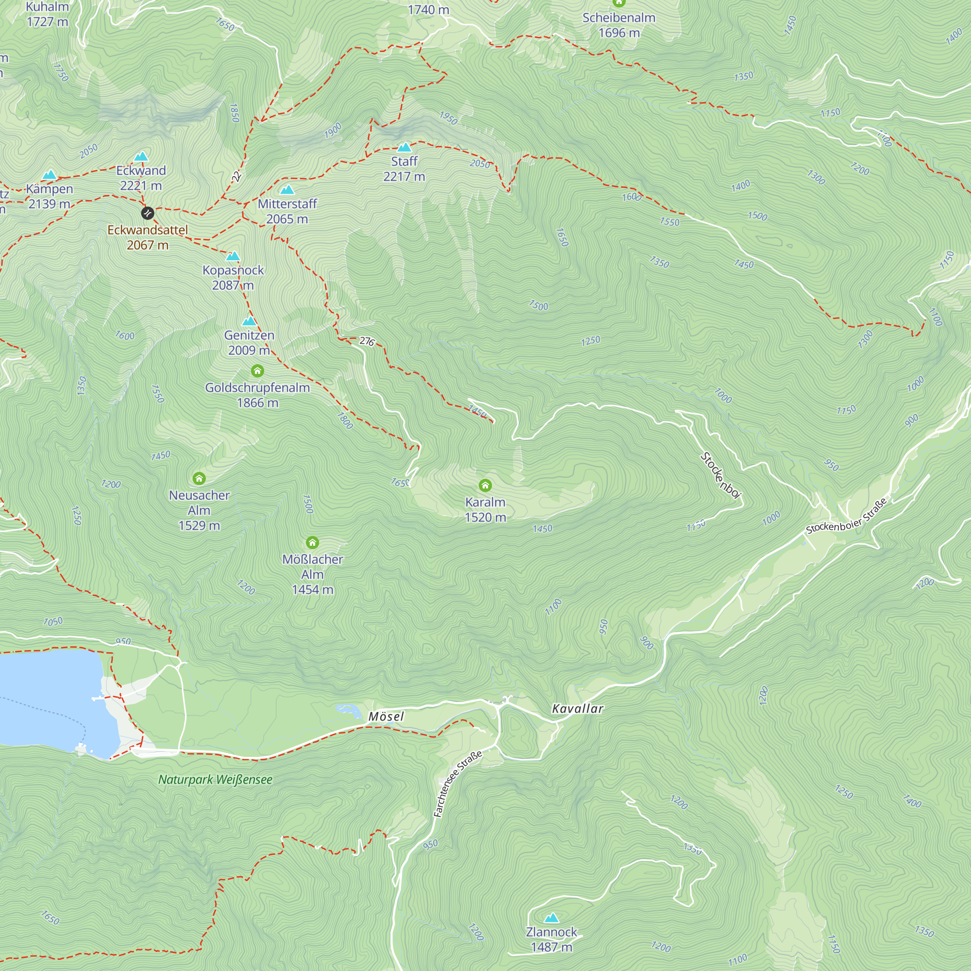 Karalm map