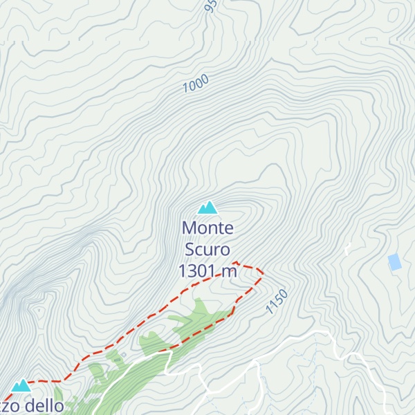 Map of Monte Scuro